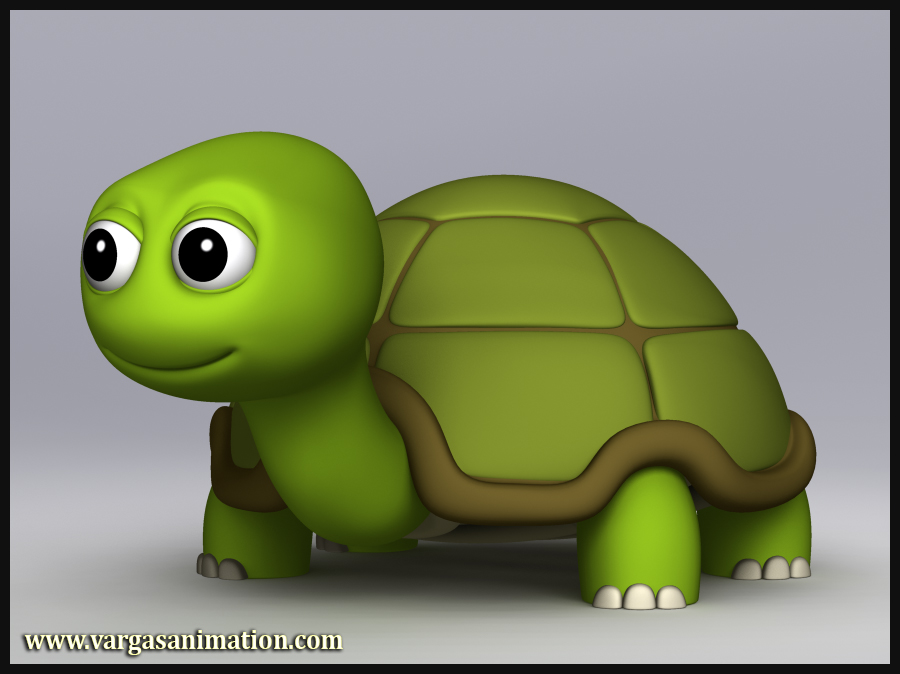Vargas Animation - 3D Turtle Model