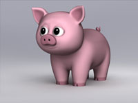 Vargas Animation - 3D Pig Model