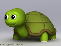 Vargas Animation - 3D Turtle Model